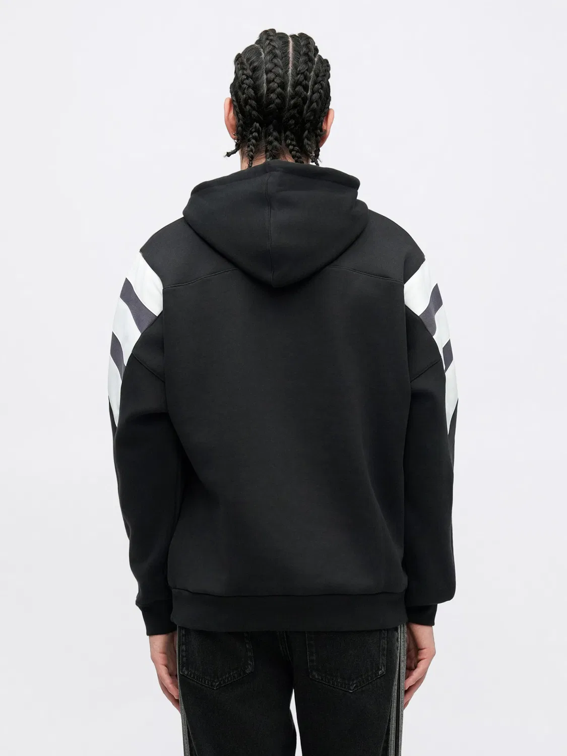 Толстовка Adidas Originals SANTIAGO черного цвета — фото 3