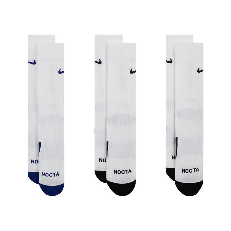 

Носки Nike x NOCTA L’Art Crew Socks (3 Pack), цвет White/Deep Royal Blue/White/Black
