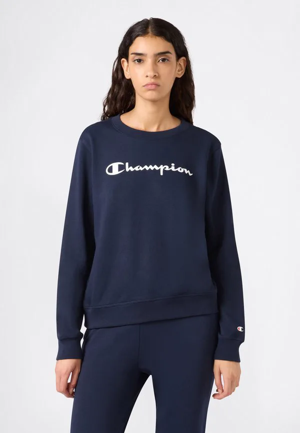 

Свитшот с круглым вырезом и надписью «screwneck script shop» Champion, Dark Blue, Синий, Свитшот с круглым вырезом и надписью «screwneck script shop» Champion, Dark Blue