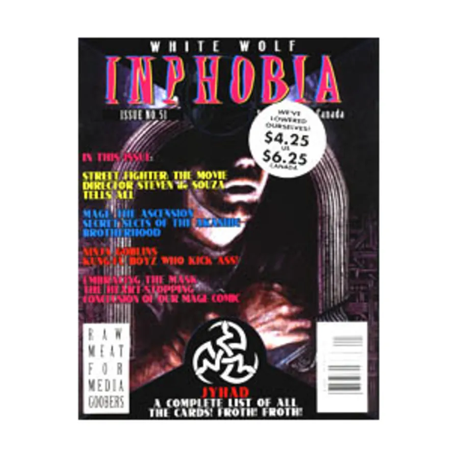 

Журнал #51 "Mage - The Ascension, Jyhad", Inphobia Magazine