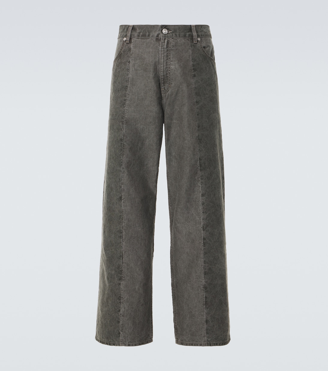 

Джинсы Fatigue Cut с высокой посадкой и широкими штанинами Our Legacy, Olive Pigment Coated Weave