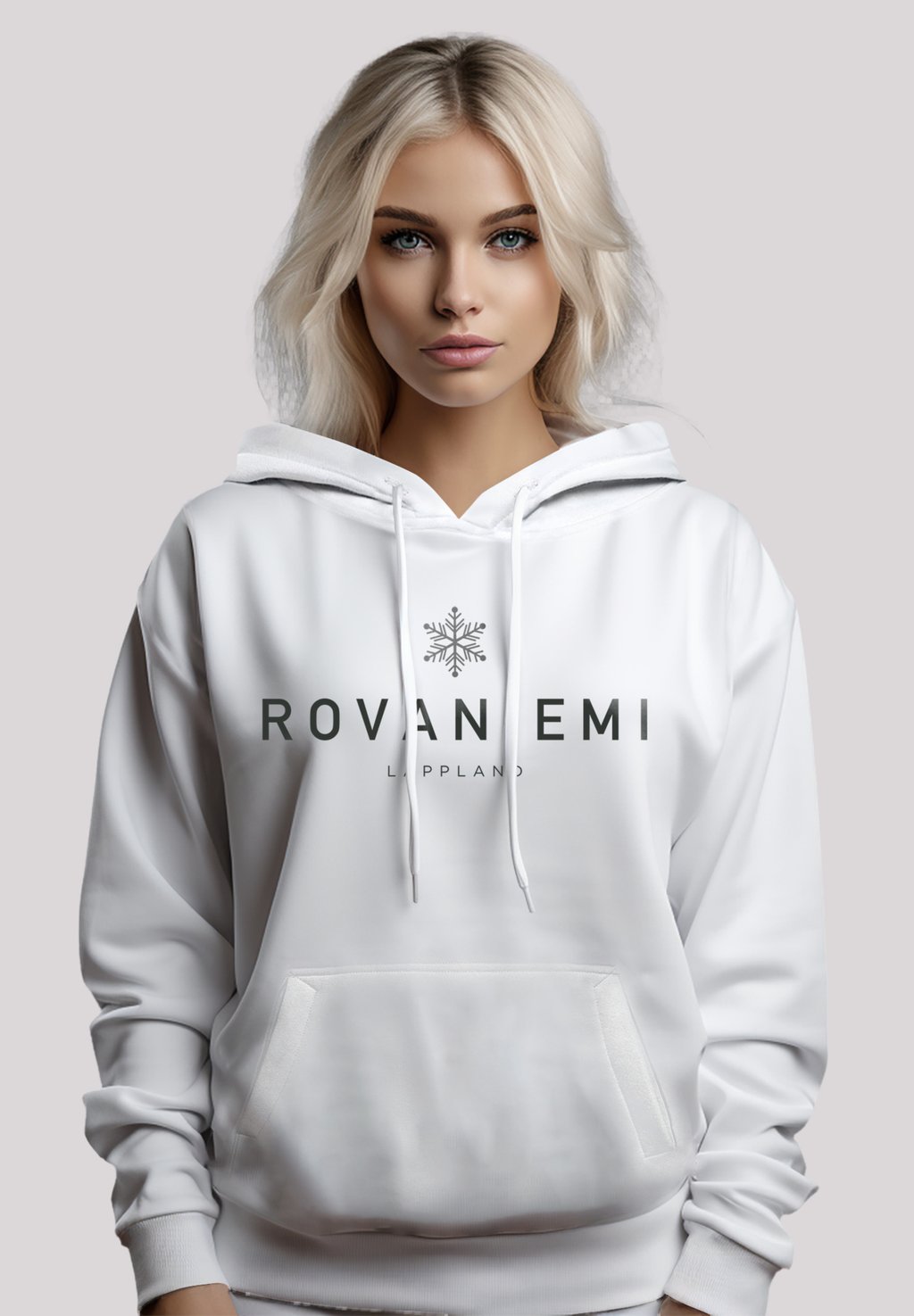 

Толстовка SCHNEEFLOCKE WINTER LAPPLAND - Hoodie F4NT4STIC, белый