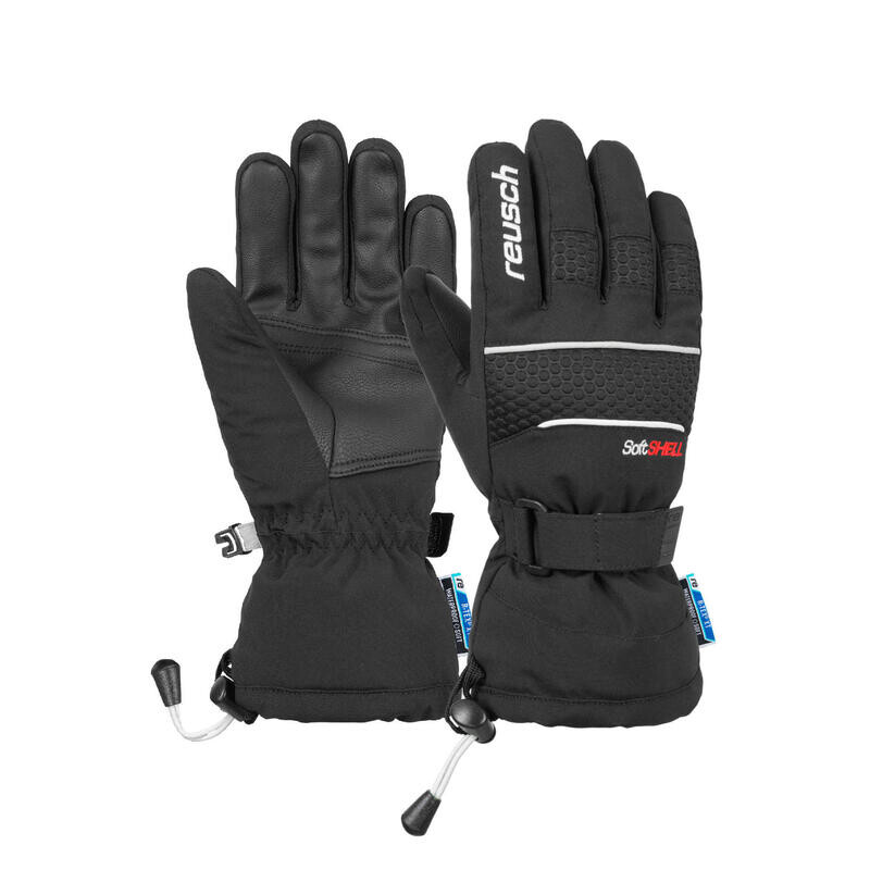 

Детские лыжные перчатки Reusch, белый/черный/белый
