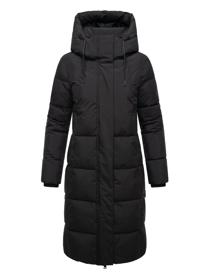 

Стеганое пальто Чумании XVI черного цвета Marikoo