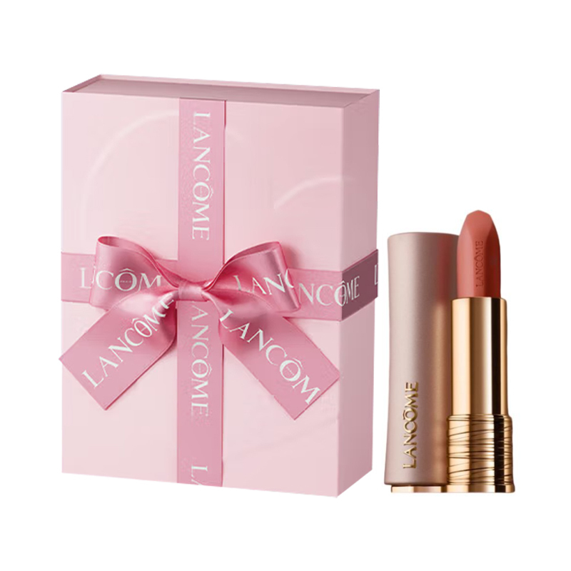LANCOME Lankou маленький круглый кулон помада, розовое золото тюбик мягкий матовый тон осветляющий 3,4g подарок для лучшей подруги день рождения — фото 4