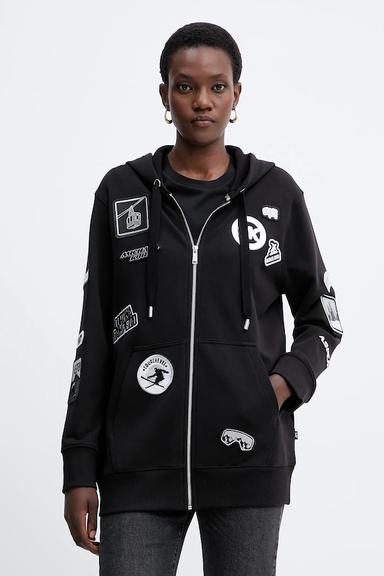 

Хлопковая толстовка Michael Michael Kors, черный