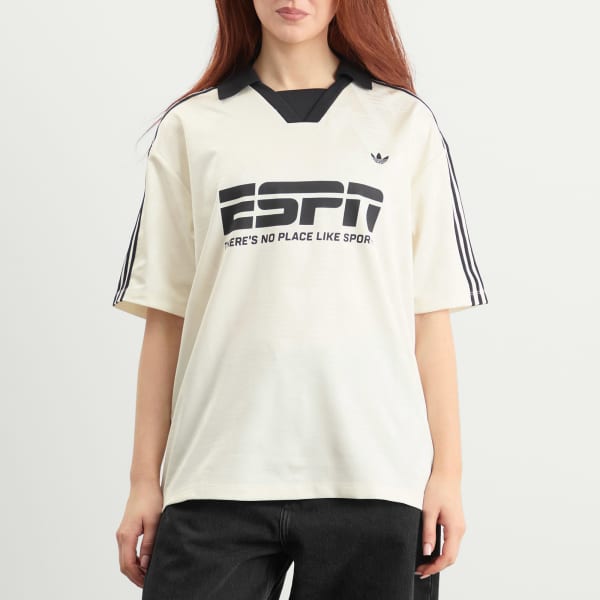 Футбольная майка Adidas, off белый — фото 2
