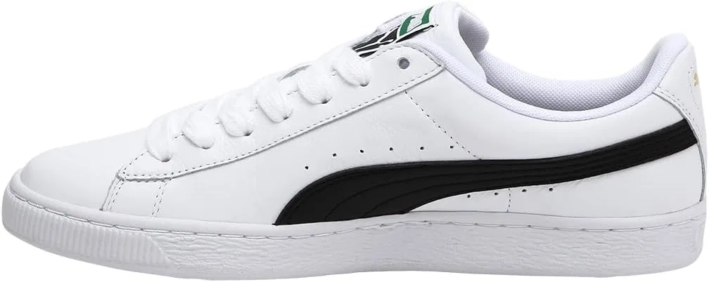 PUMA Lifestyle - Мужская обувь - Кроссовки Basket Classic LFS, White Black — фото 3