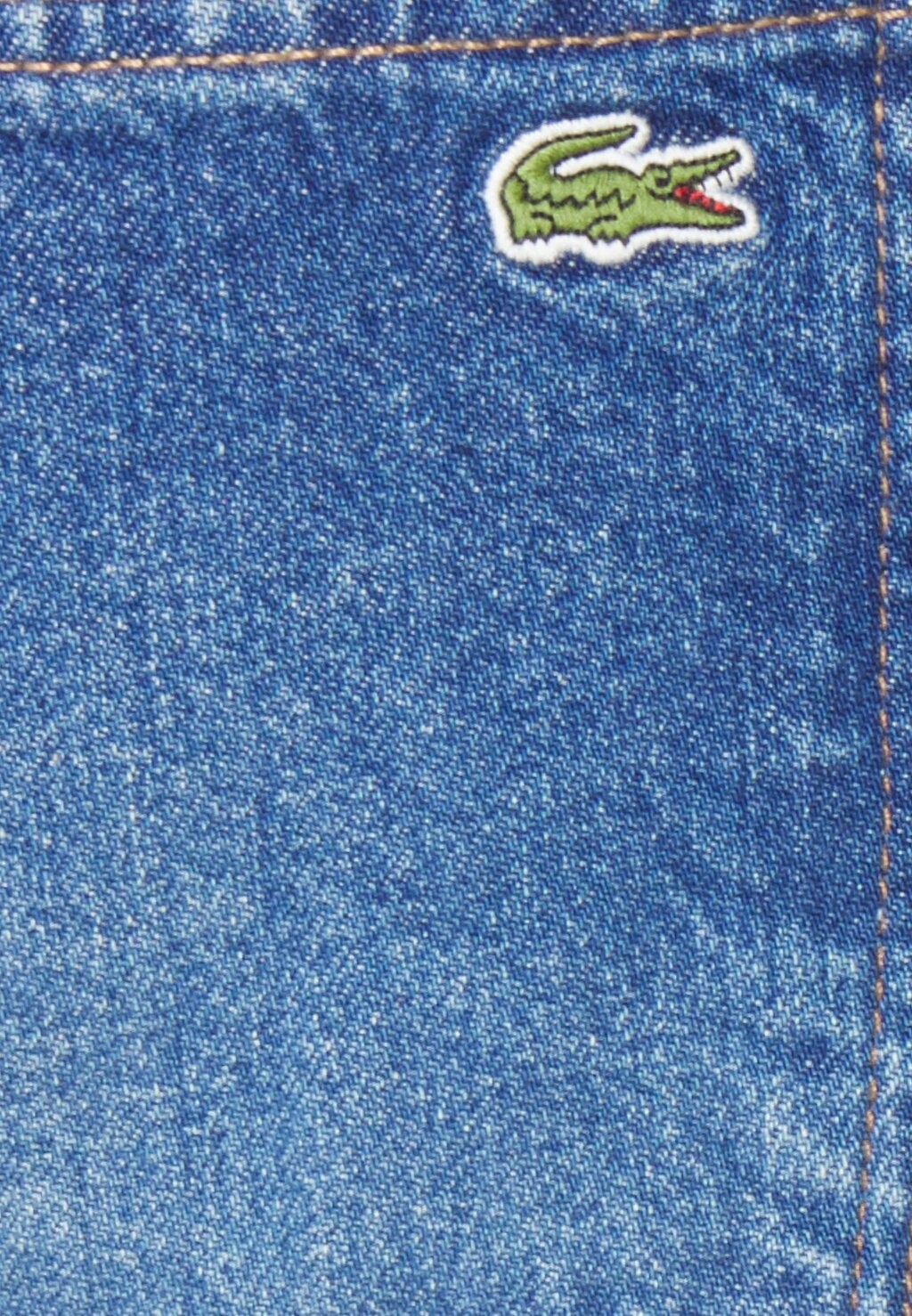 

Джинсы прямого кроя Lacoste, синий деним