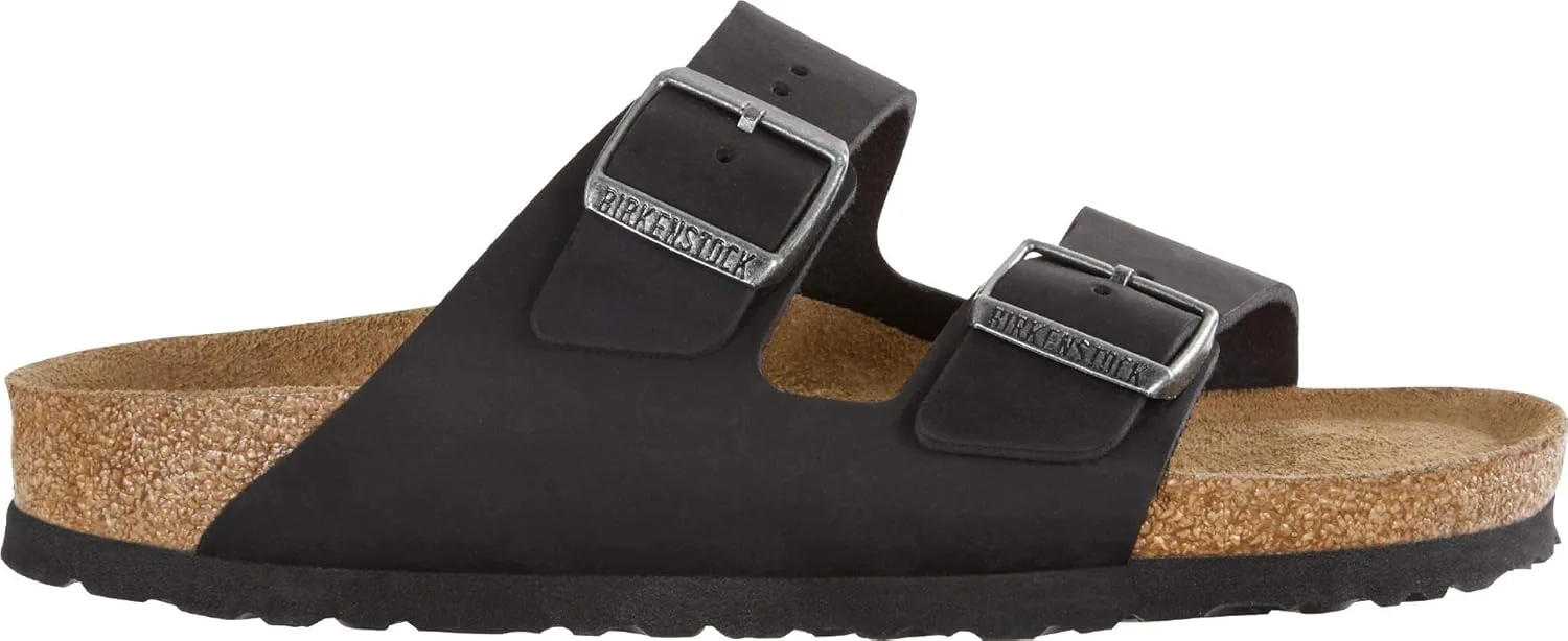 Birkenstock 51061 Взрослый Аризона, унисекс, сабо туфли-лодочки Birko-Flor (обычные), черный — фото 2