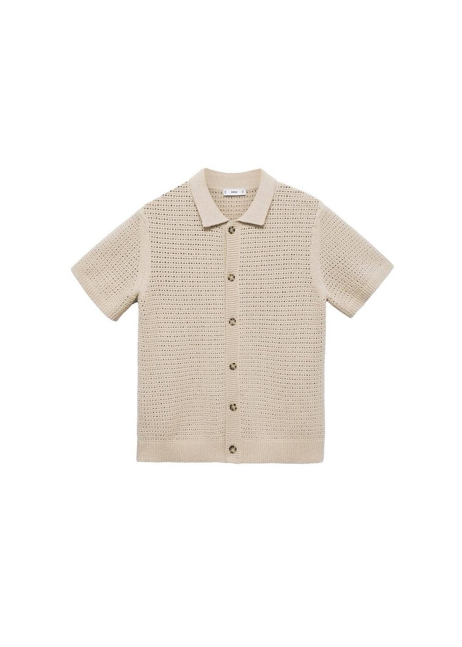 

Рубашка на пуговицах классического кроя MANGO MAN Samu, Beige