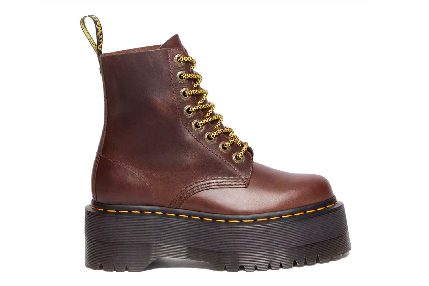 Ботильоны 1460 Pascal Max на платформе Dr. Martens, коричневый
