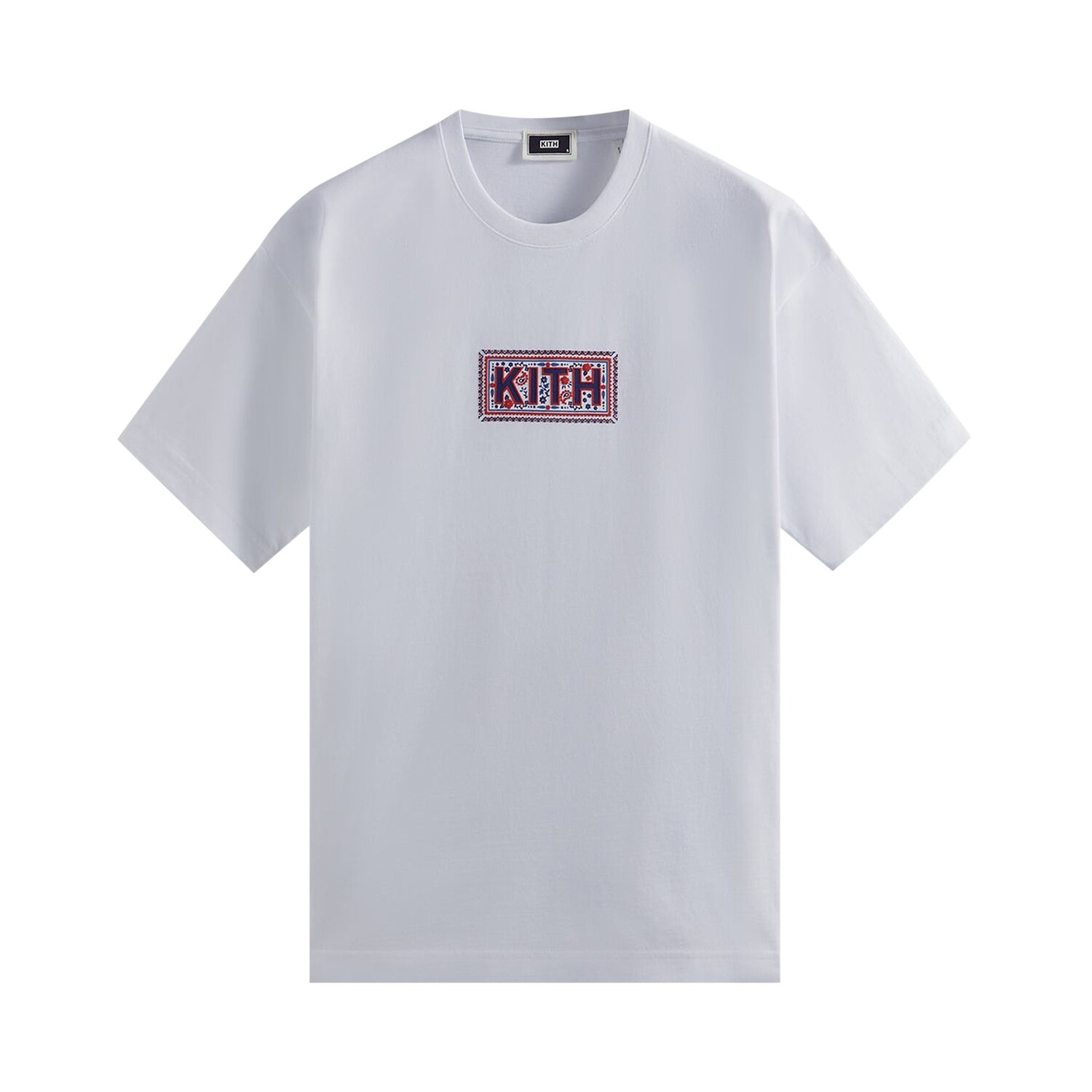

Классическая футболка с логотипом Kith Needlepoint, цвет Белый