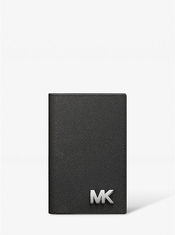 

Кошелек Cooper из сафьяновой кожи, складывающийся в два сложения Michael Kors, черный