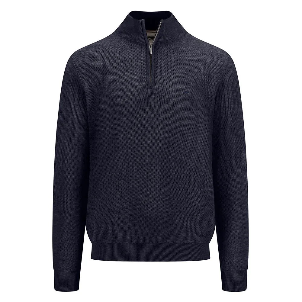 

Свитер Fynch Hatton 1513222 Structure half zip, синий