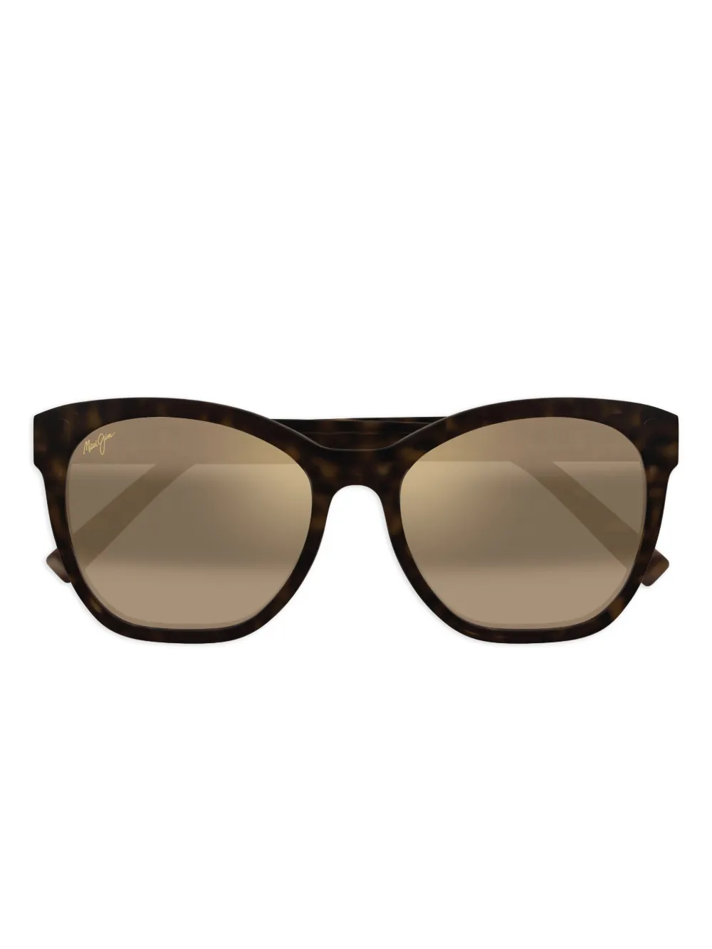 

Солнцезащитные очки Alulu в оправе черепаховой расцветки Maui Jim, коричневый