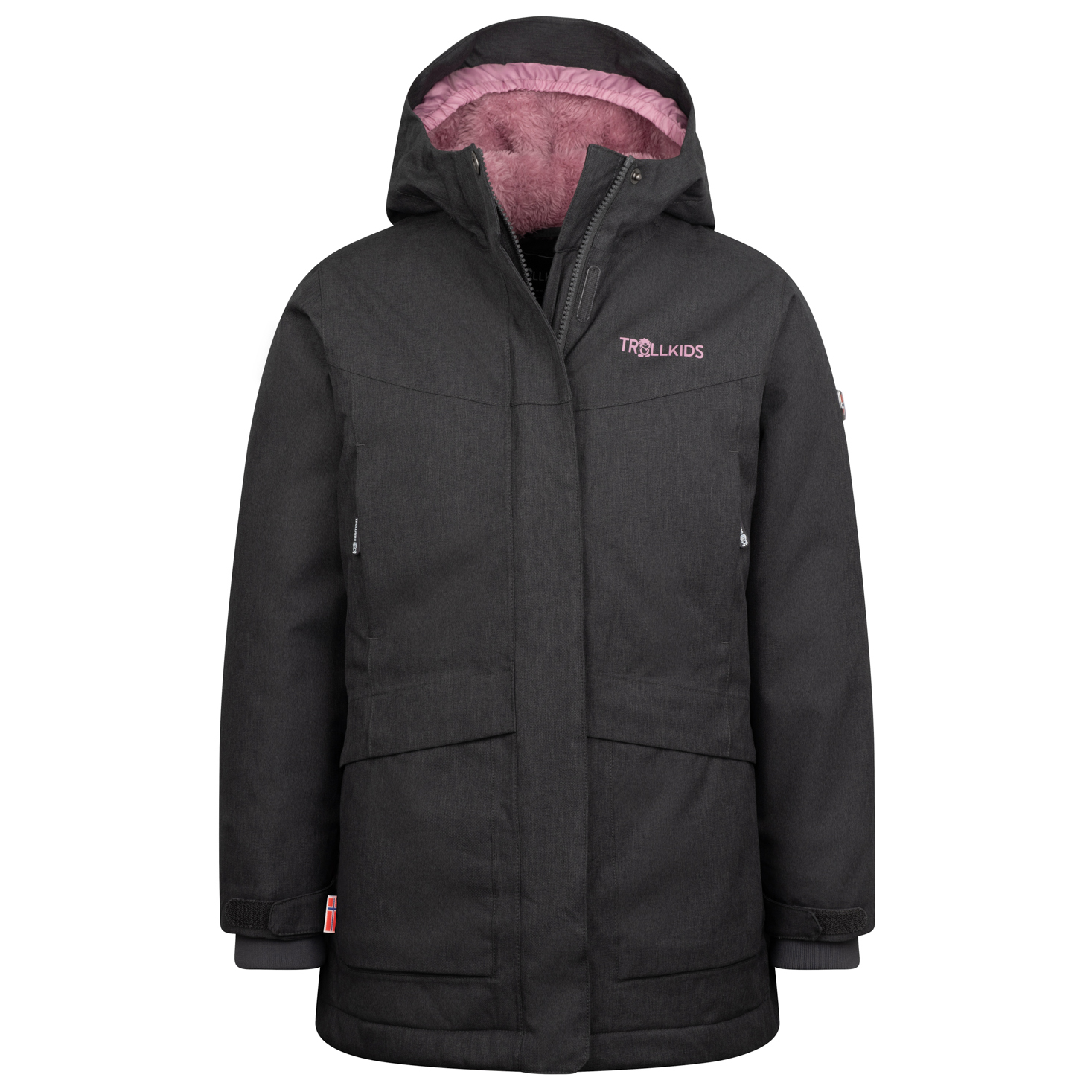 

Пальто Trollkids Girl's Oslo Coat Pro, цвет Anthracite/Mauve