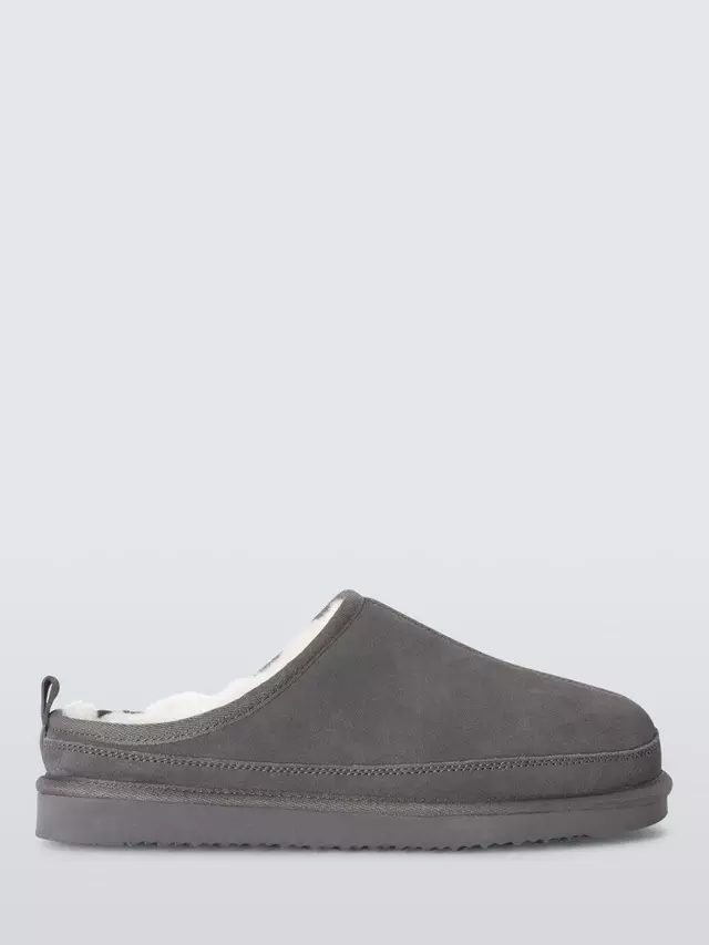 

Тапочки John Lewis Sheepskin Clog, серый