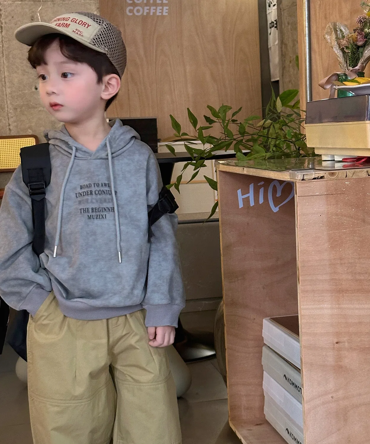 Детская толстовка с тай-дай принтом, aimoha-KIDS-, серый — фото 4