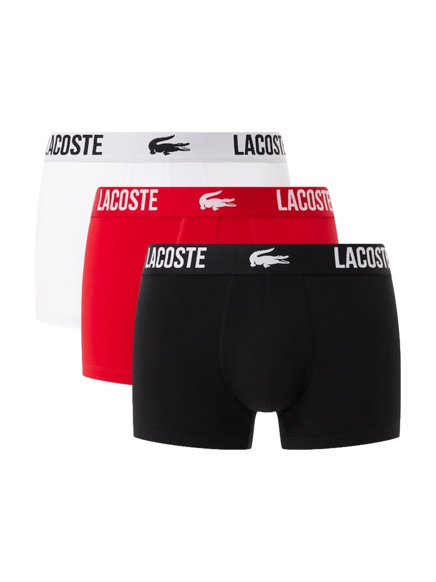 

Боксеры LACOSTE, цвет Red/Black/White