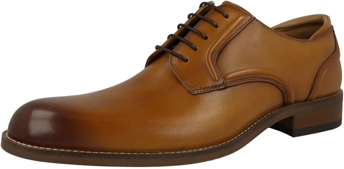 Мужские кожаные туфли Clarks CraftRemi Lace, коричневый — фото 4