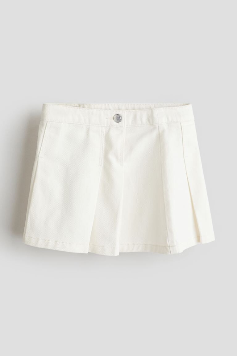 

Юбка в складку H&M, белый
