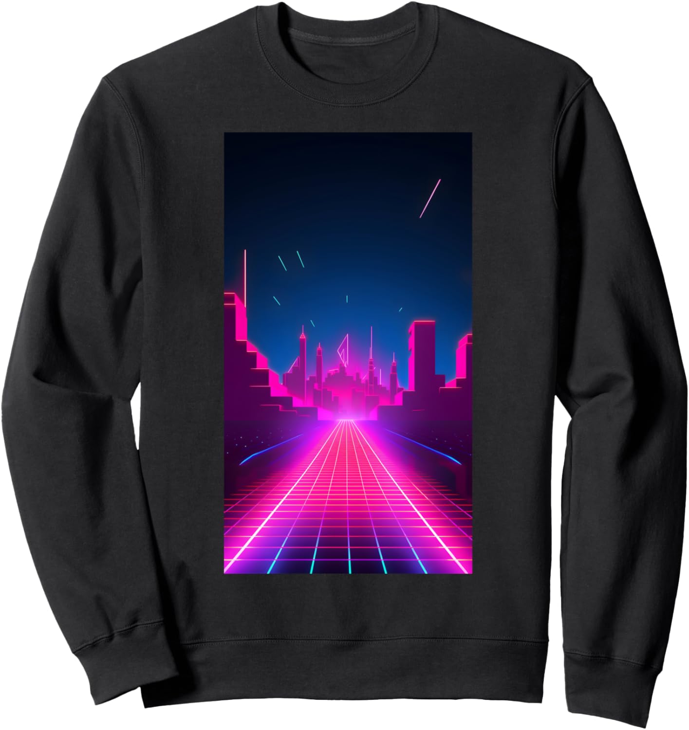 

Толстовка RetYRBY Street в стиле 80-х, Vaporwave и Synthwave Pp Accessories, черный