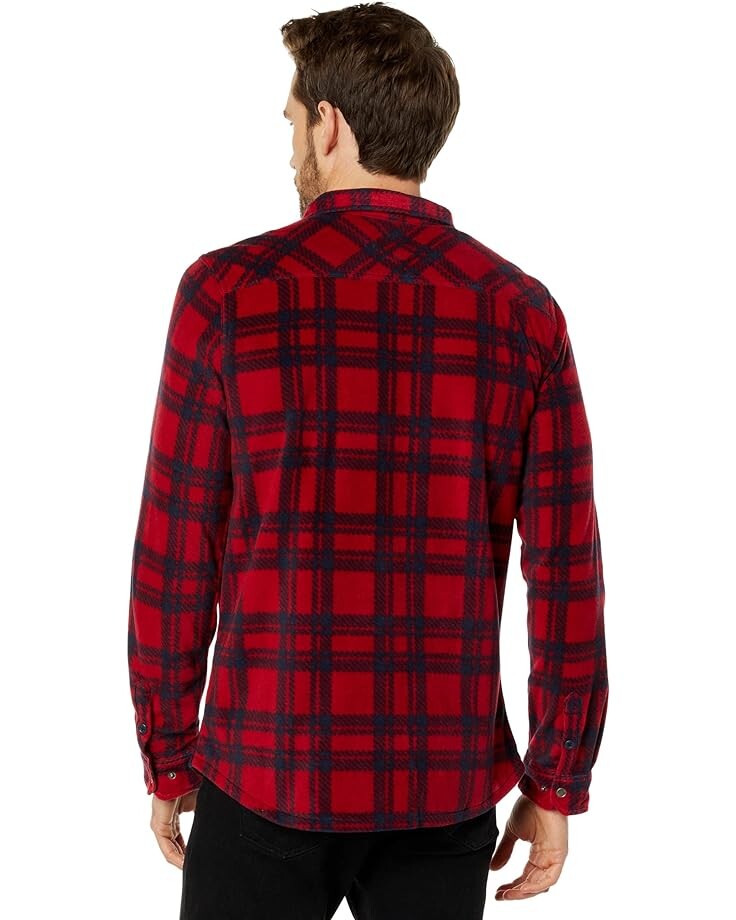 

Рубашка O'Neill Glacier Plaid Superfleece Button-Up Shirt, красный