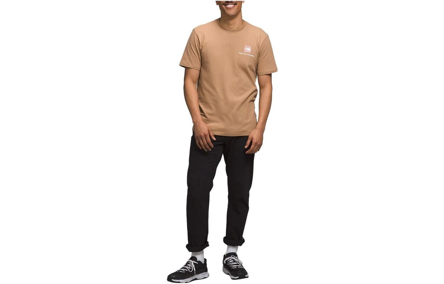 

THE NORTH FACE Мужская футболка, цвет Brown