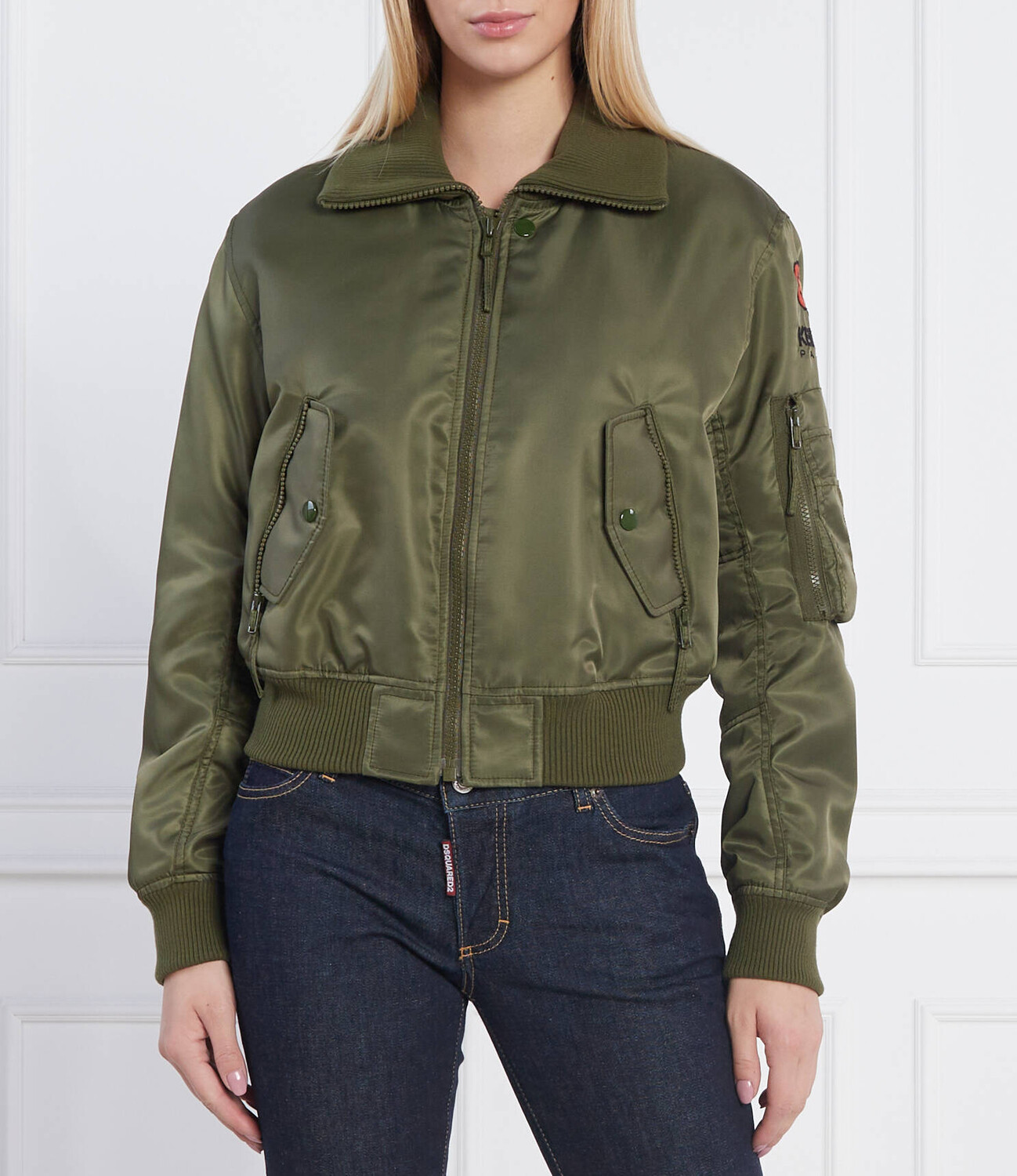 

Куртка Kenzo regular fit, зеленый