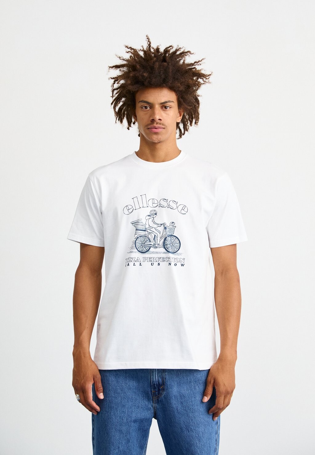 

Футболки с принтом MELLINO Ellesse, белый