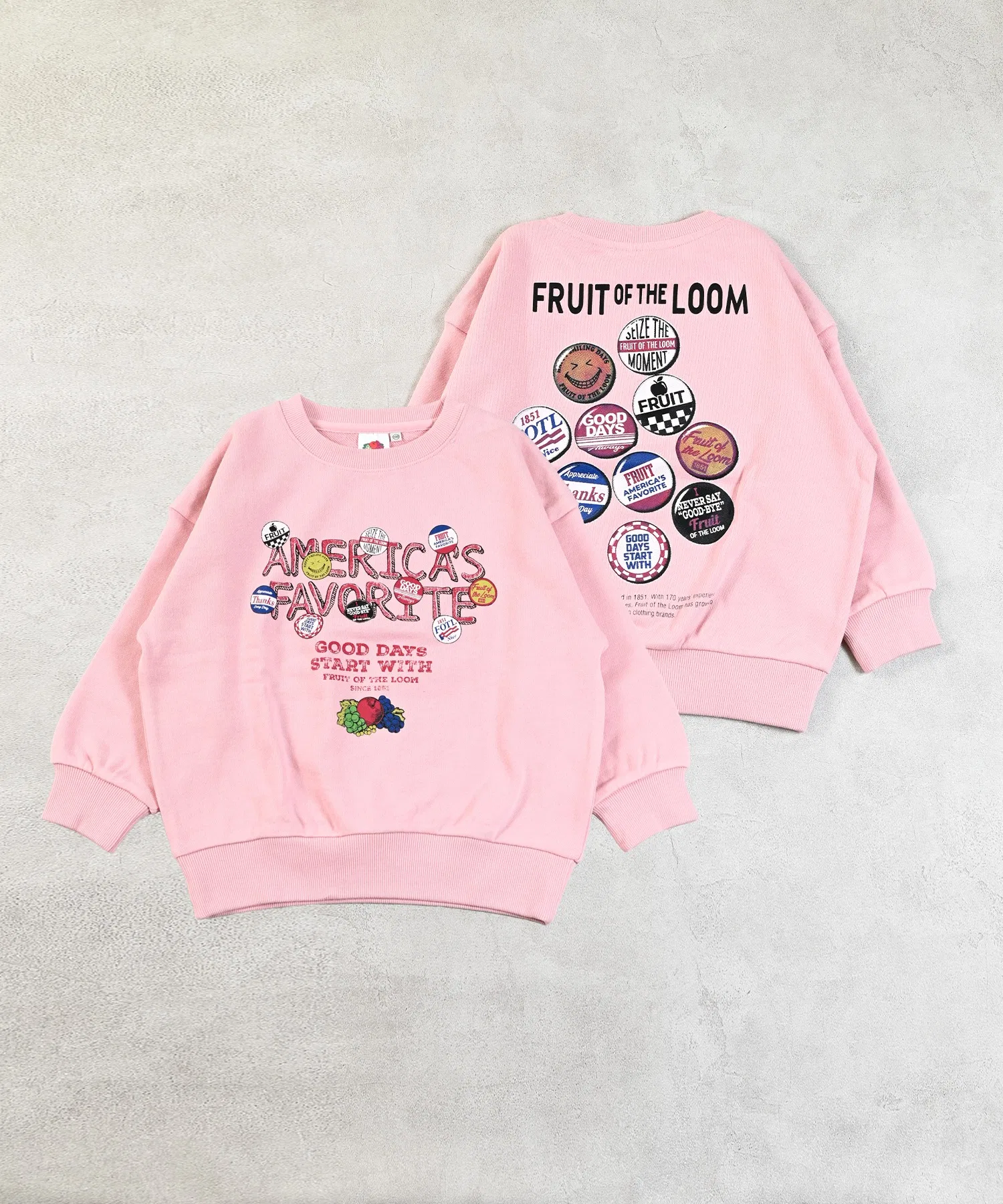 【FRUIT OF THE LOOM】 Эксклюзивная толстовка с принтом — фото 3