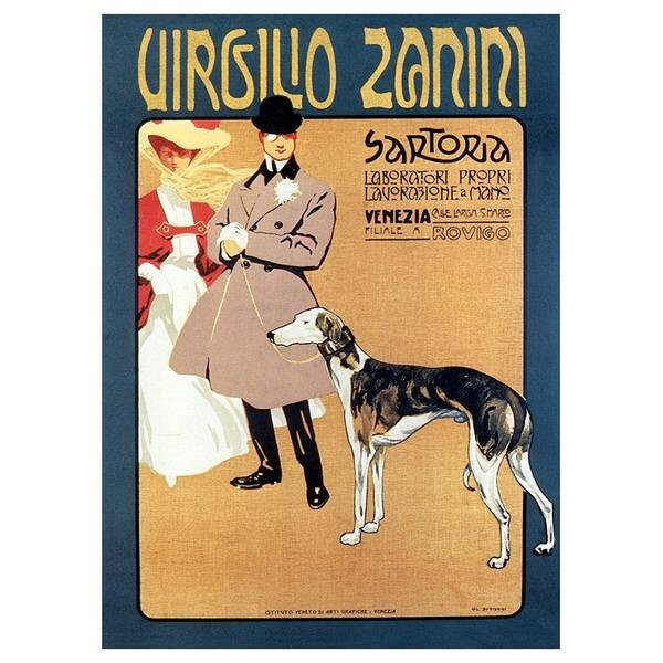 

Картина на холсте LegendArte Sartoria Virgilio Zanini, многоцветный