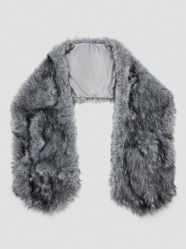 

Шарф Manuela из искусственного меха Mango, Grey