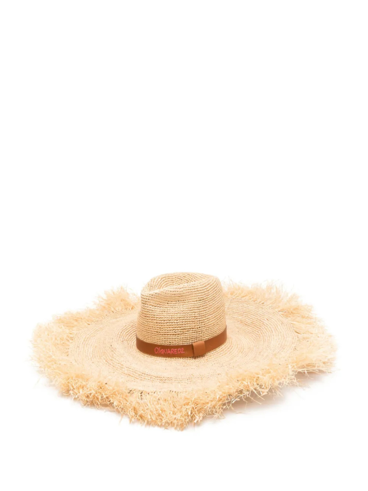 

DSQUARED2 шляпа из рафии, нейтральный