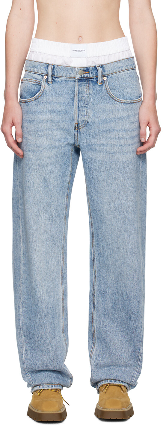 

Джинсы Blue Balloon Pre-Styled Alexander Wang