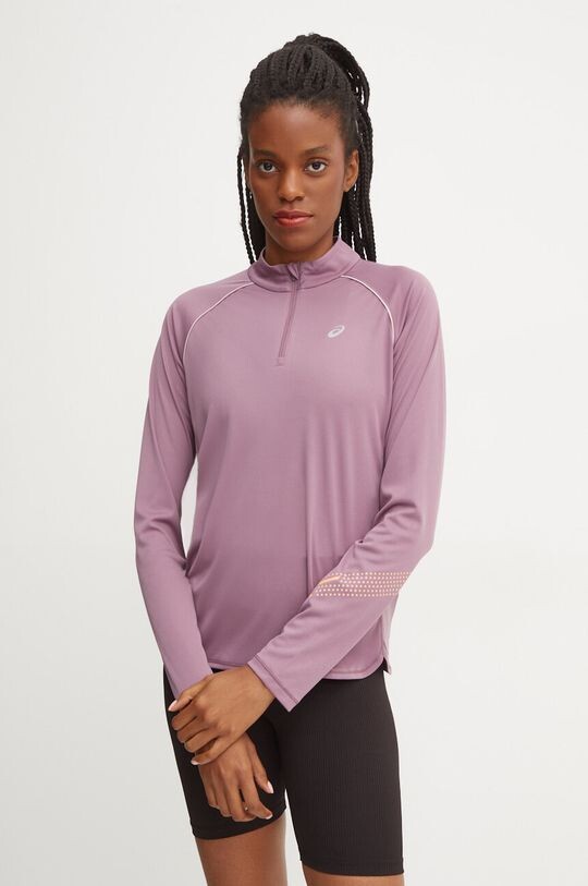 

Толстовка для бега Icon с логотипом Asics, розовый