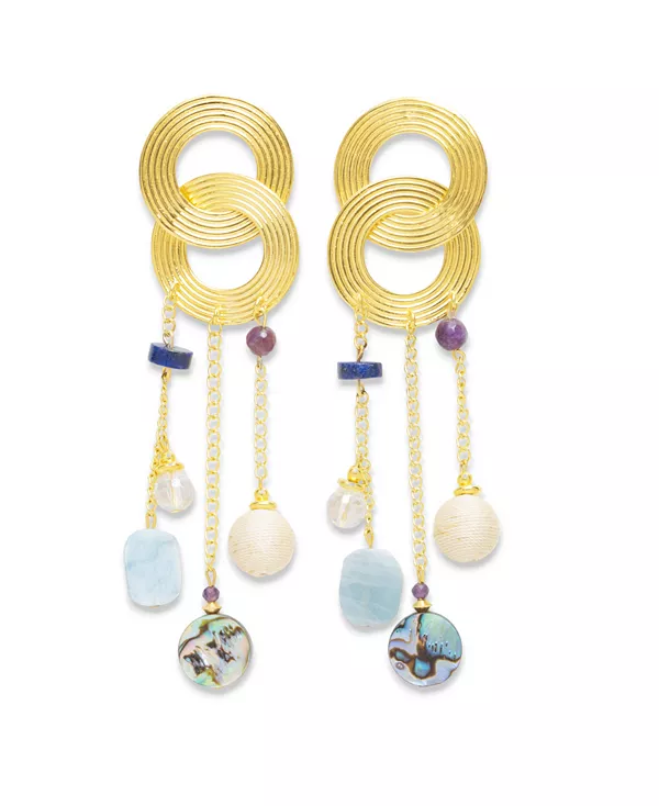 

Серьги-Подвески Alicia, покрытые 18-каратным золотом Nectar Nectar New York, gold