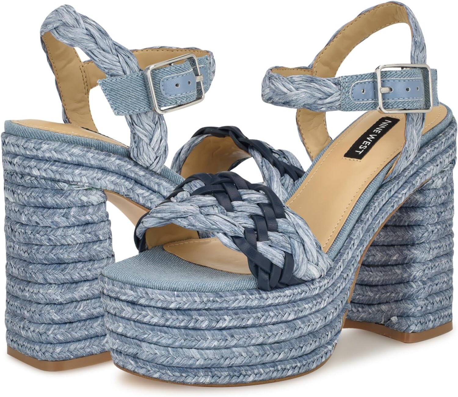 

Туфли Nine West Jolane, цвет Light Blue Multi