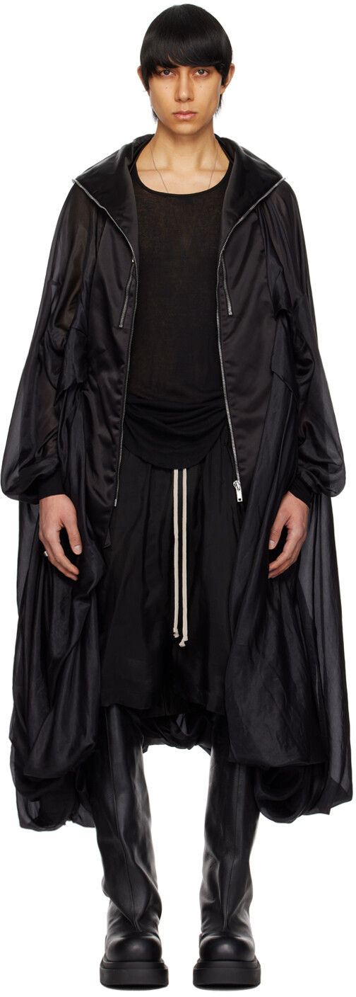 

Пальто-пузырь Rick Owens, черный