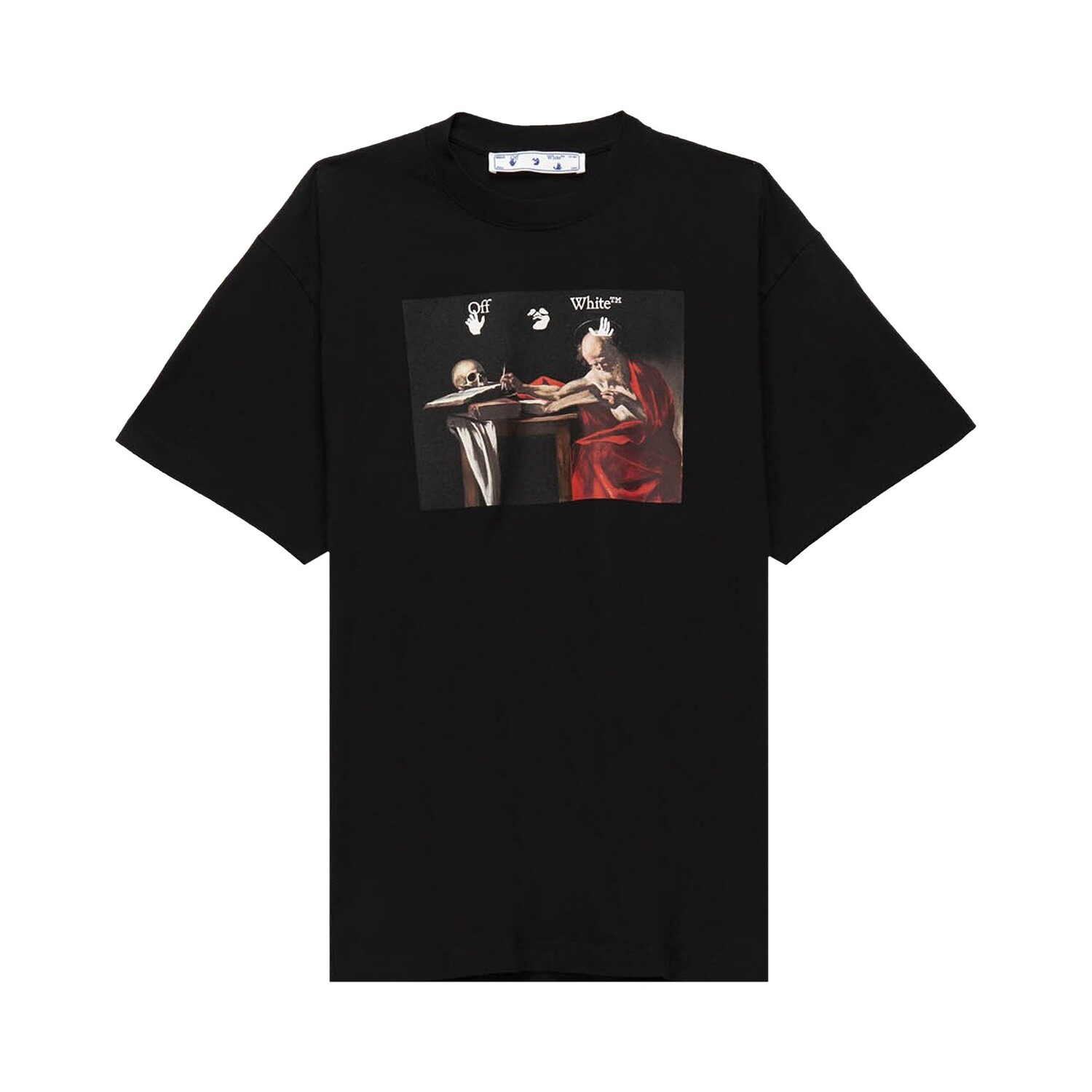 

Off-White Футболка Caravaggio с короткими рукавами, цвет Черный/Красный