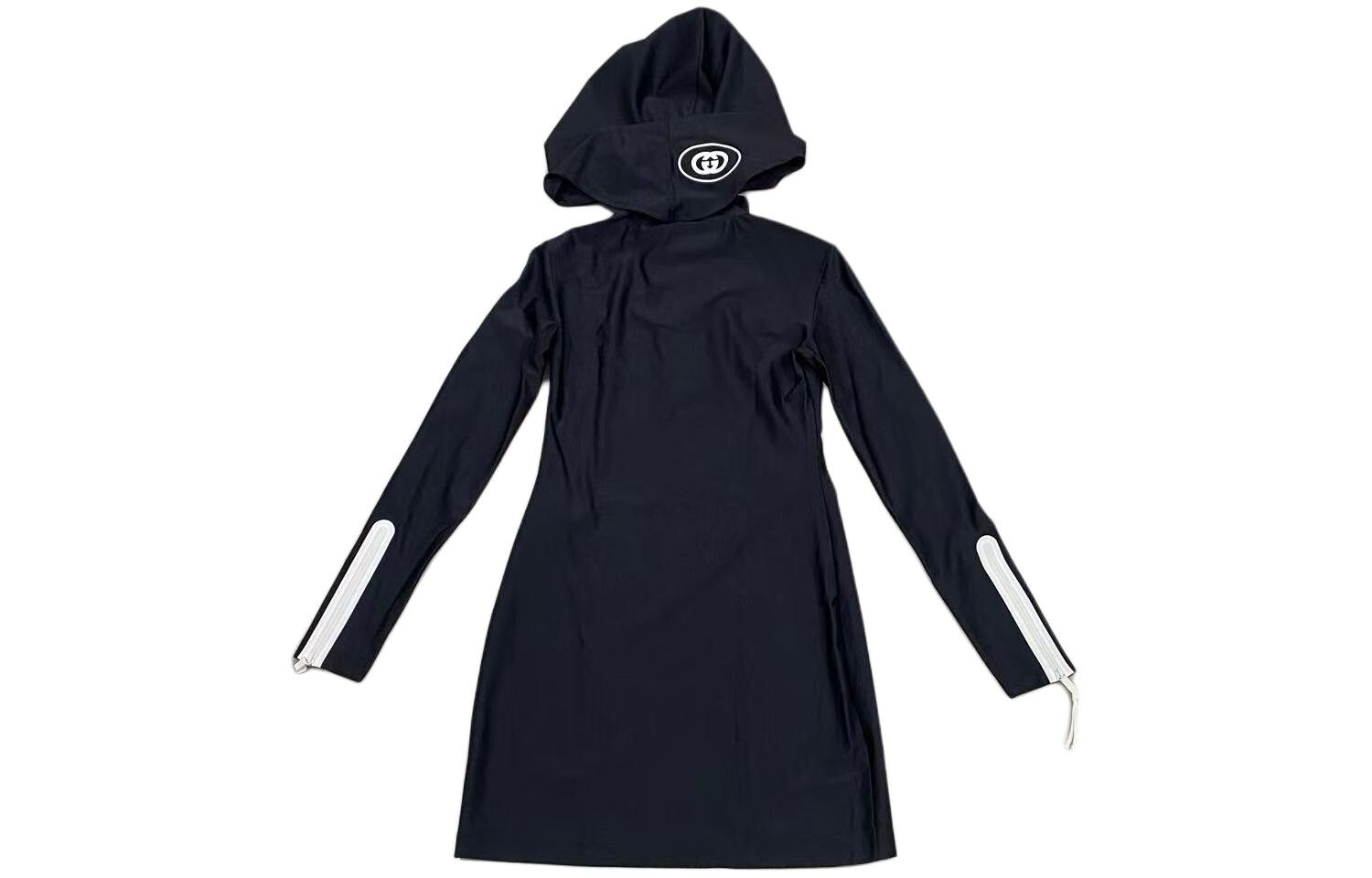 Платье женское Gucci на молнии, черный / белый — фото 2