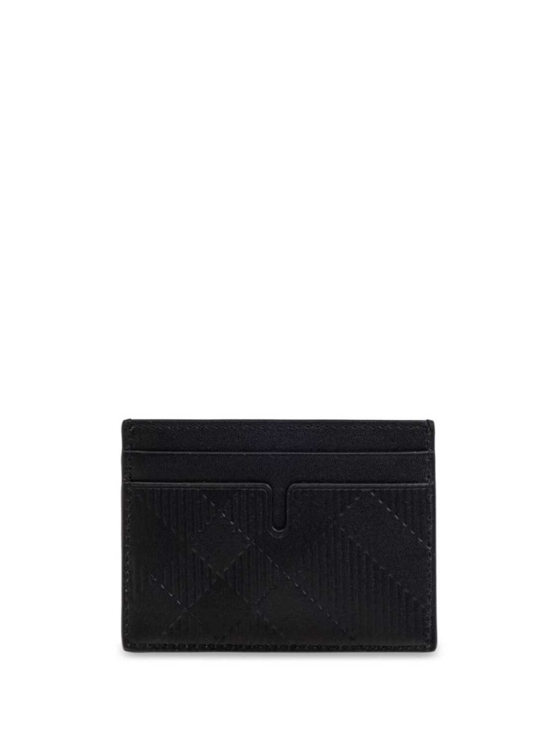 

Визитница Burberry с тиснением в клетку, черный