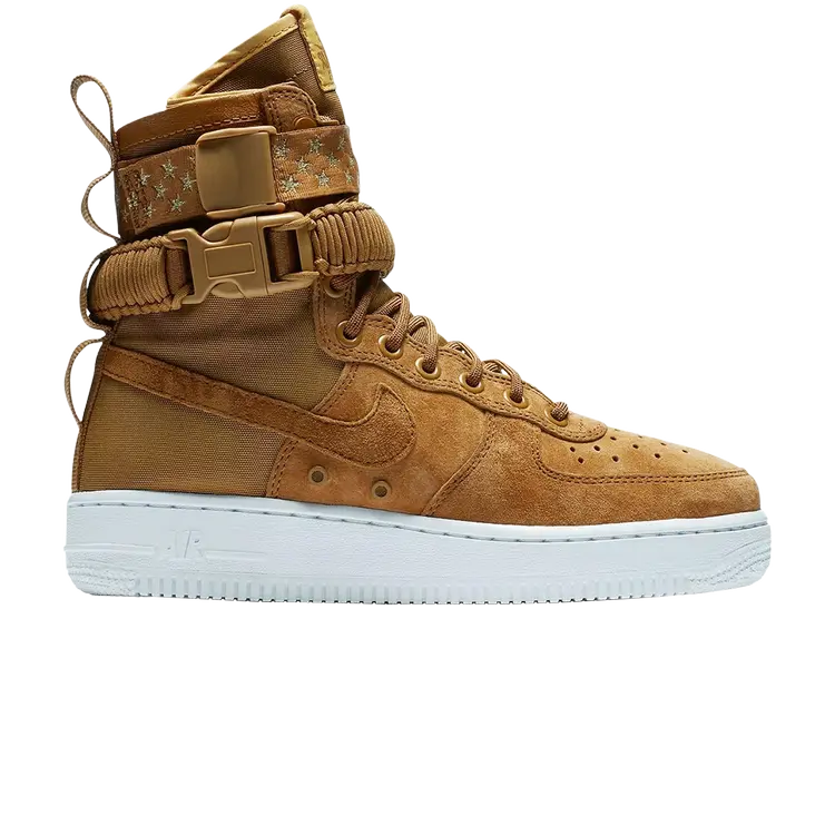 

Кроссовки Nike Wmns SF Air Force 1 High 'Muted Bronze', желтый