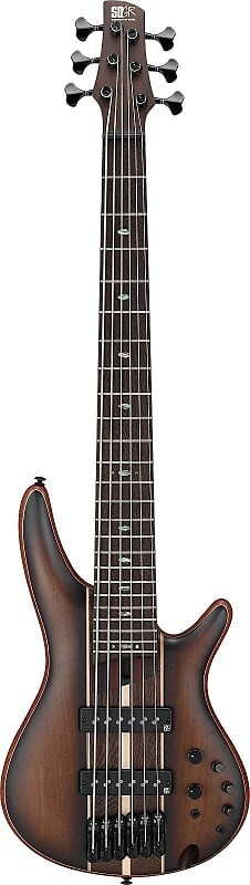 

Басс гитара Ibanez Premium SR1356B 6-string Bass Guitar - Dual Mocha Burst Flat