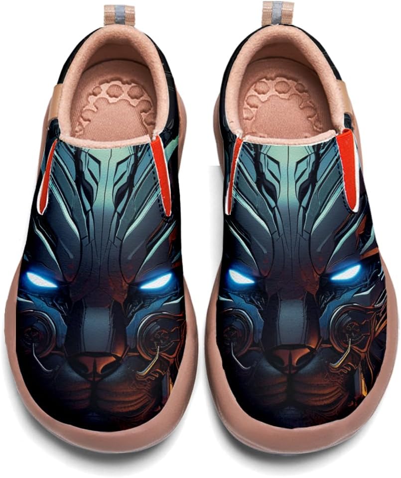 

Мужские повседневные лоферы с животным принтом, легкие кеды-слипоны для прогулок и путешествий, механический стиль Onehorse, Mechanical Organisms - N24