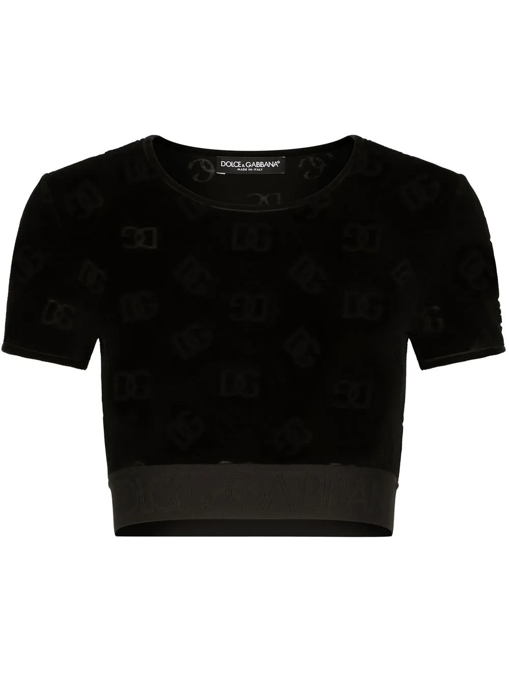 

Футболка с логотипом DG DOLCE & GABBANA, черный