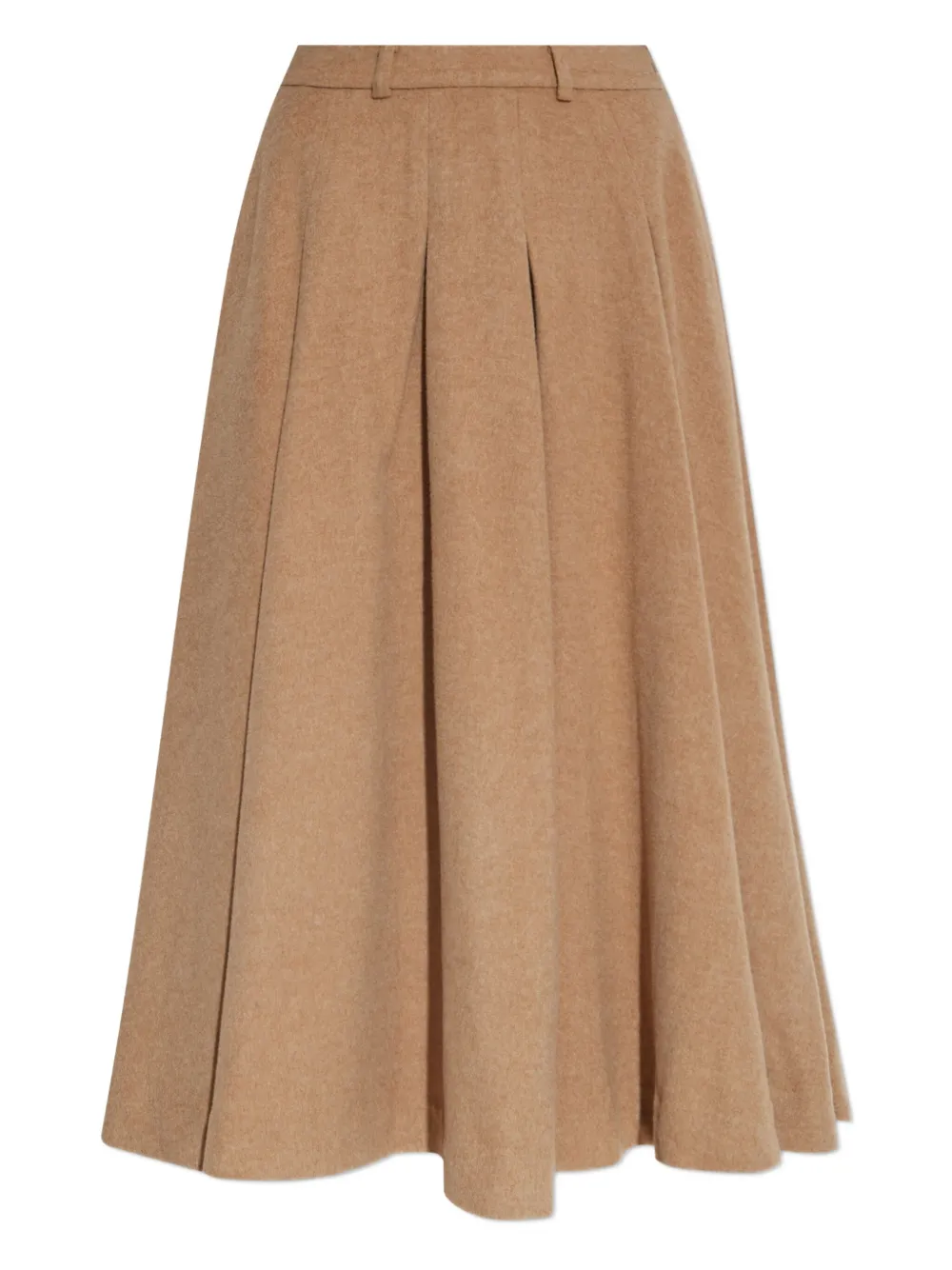 

Плиссированная юбка миди BY MALENE BIRGER, коричневый