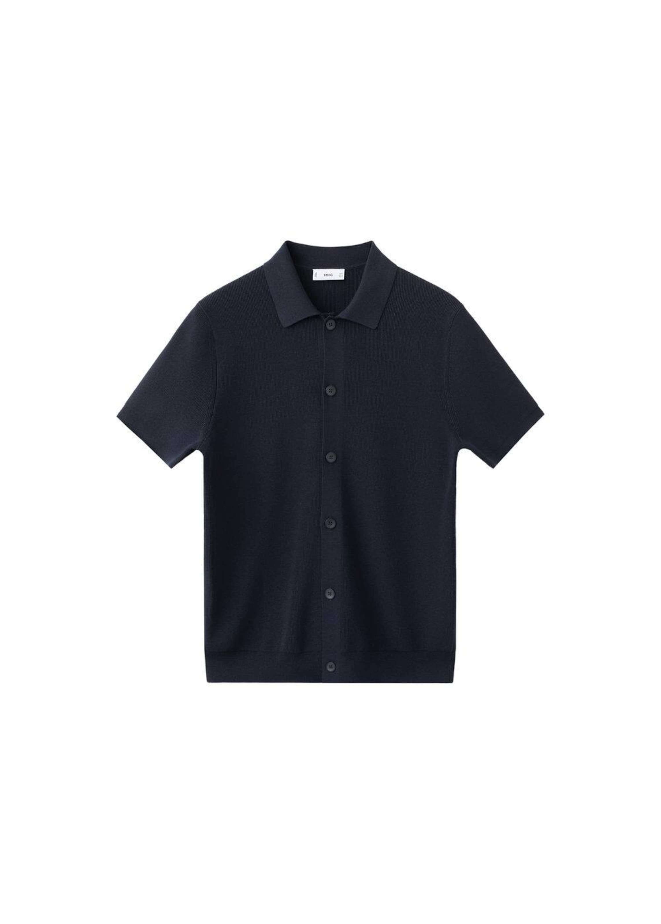 

MANGO MAN Рубашка на пуговицах Regular fit 'Lino-H' в цвете Marine Blue