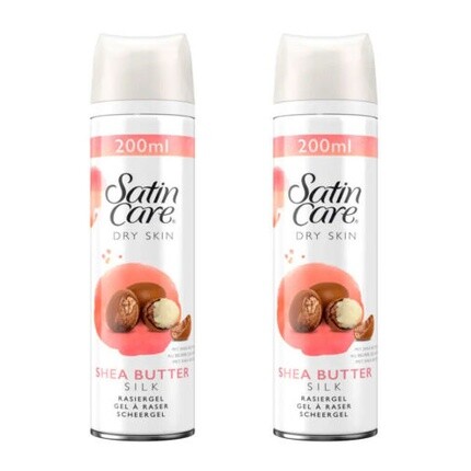

Гель для бритья Satin Care с маслом ши и шелком, 200 мл, Gillette